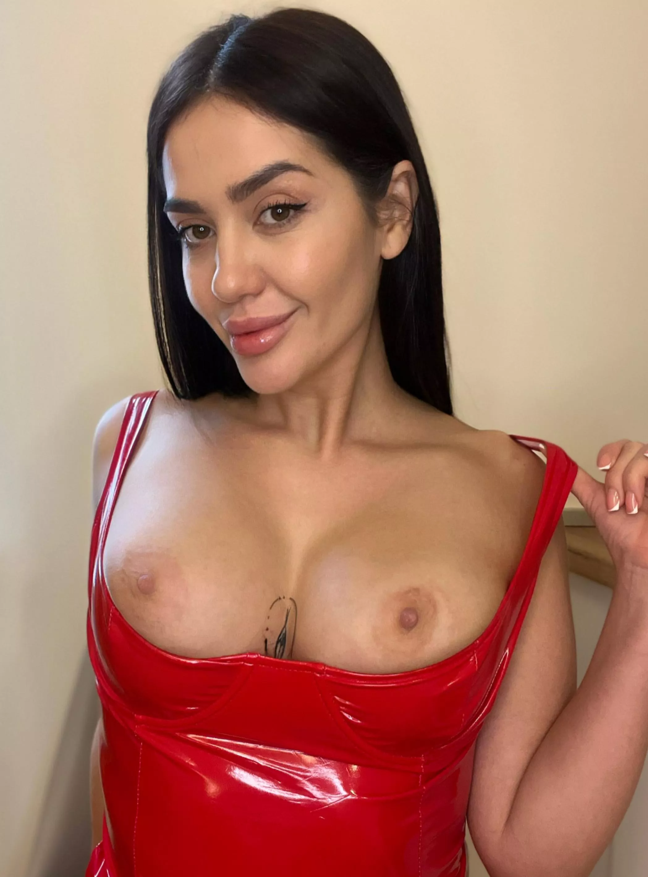 Red dress best bra for boobs