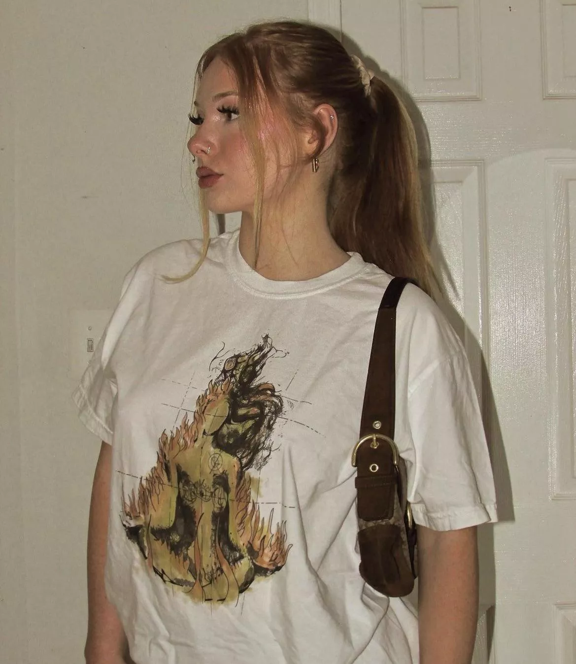 Red head side profile