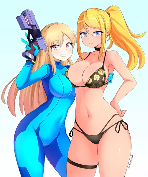 Samus in Marin's bikini