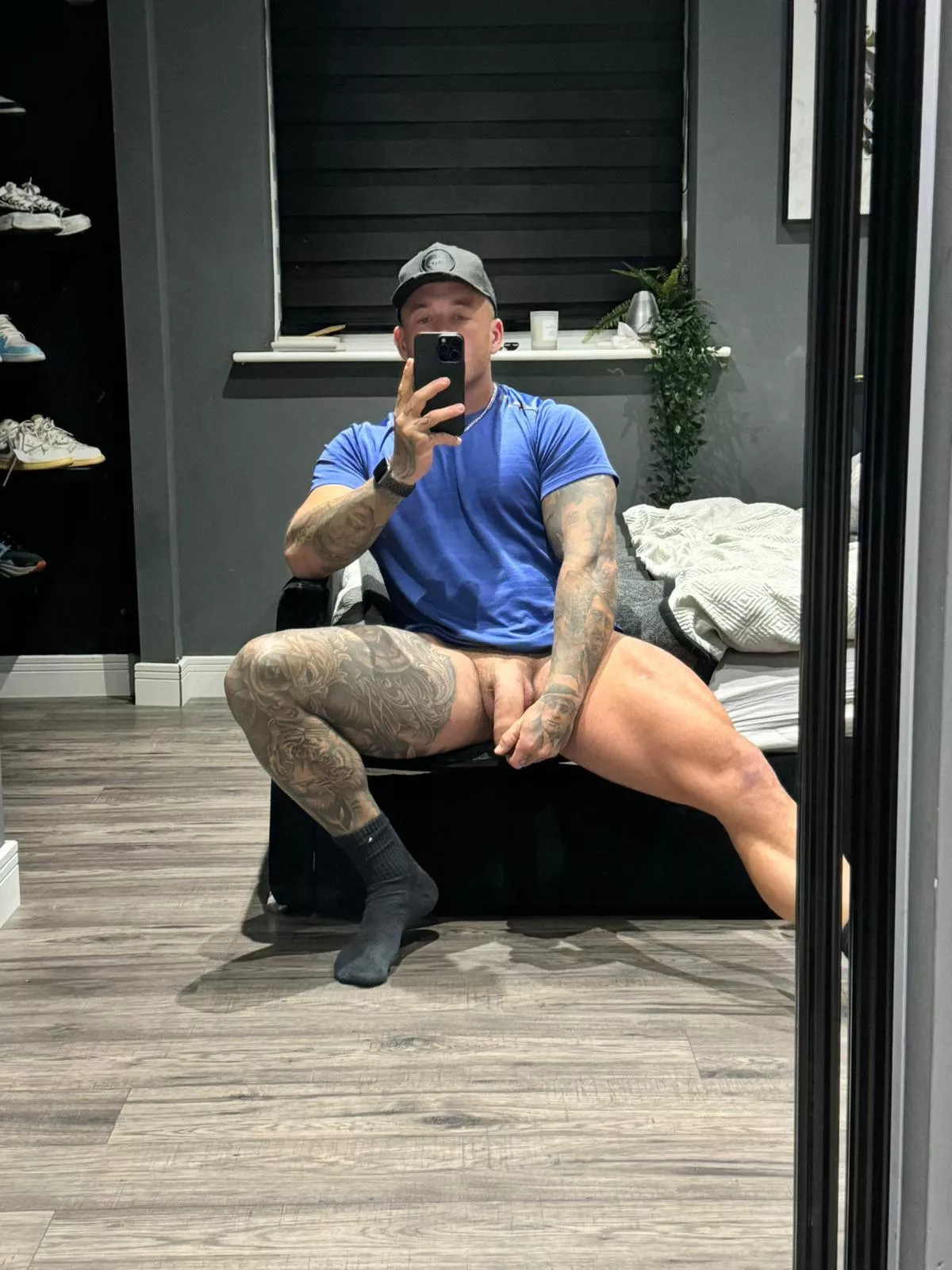 Sit on my lap or dick?