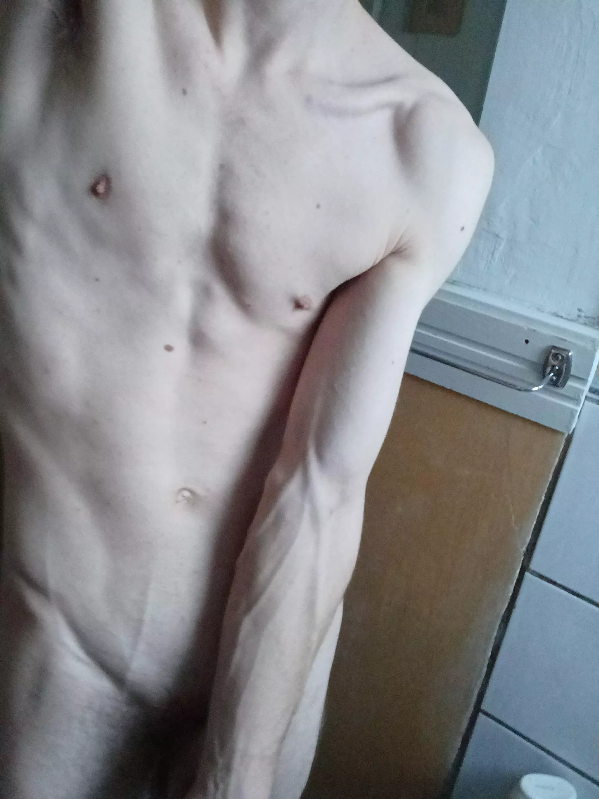 Skinny but veiny