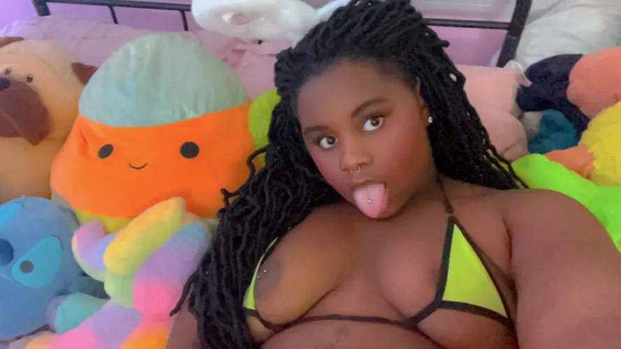 Slutty black slave for white cock