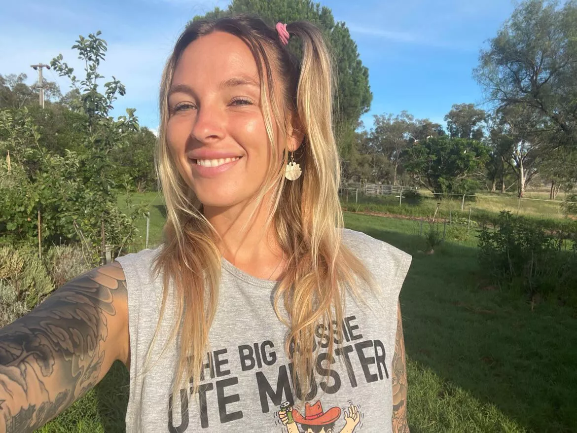 Smiling from ear to ear