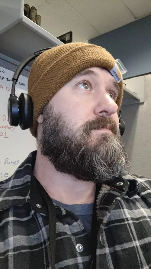 Sorry. Just beard... No boner yet