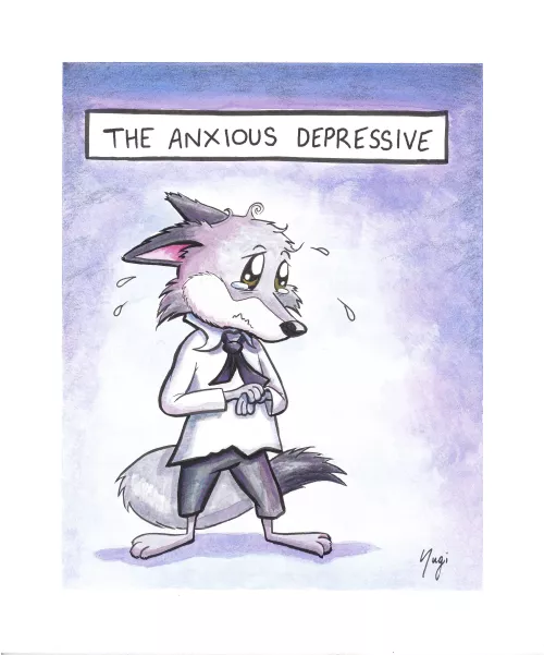 The Anxious Depressive (my art)