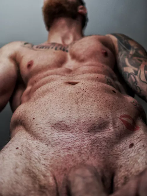 The best angle to see my tattoos from, I think?