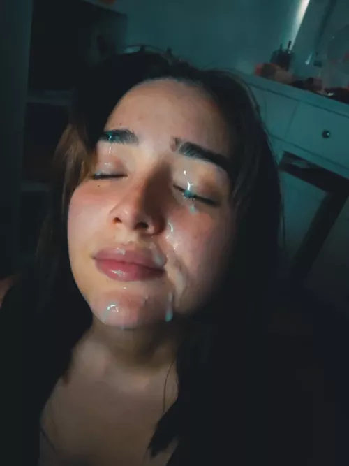 This idiot made me swallow some of it and there was still enough left to get my face dirty