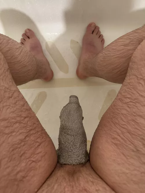 Time to shower with me, don’t forget to grab your washcloth