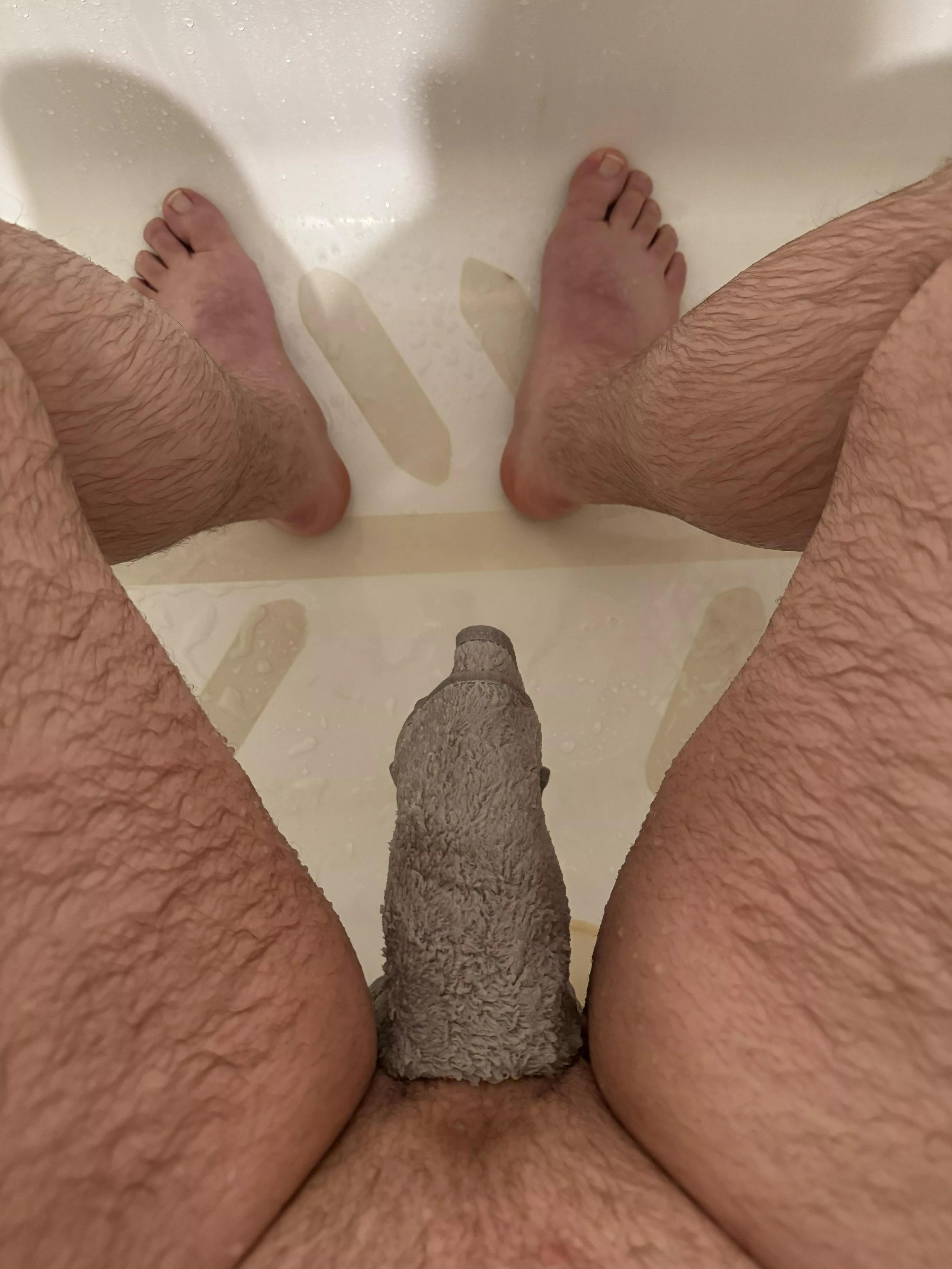 Time to shower with me, don’t forget to grab your washcloth