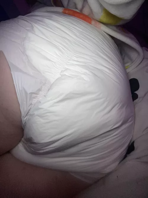 totally havent wet this diaper yet 👀