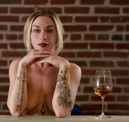 Wanna drink with me naked?