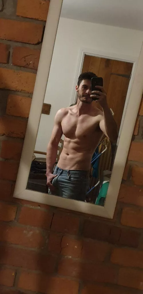 Wanna help me out of these jeans?