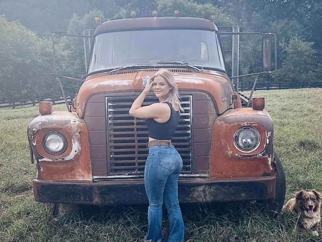 You better be looking at the truck and not my ass