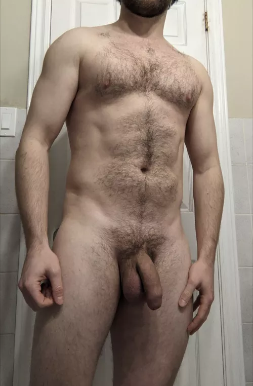 You comfortable around your buddies with your penis out?