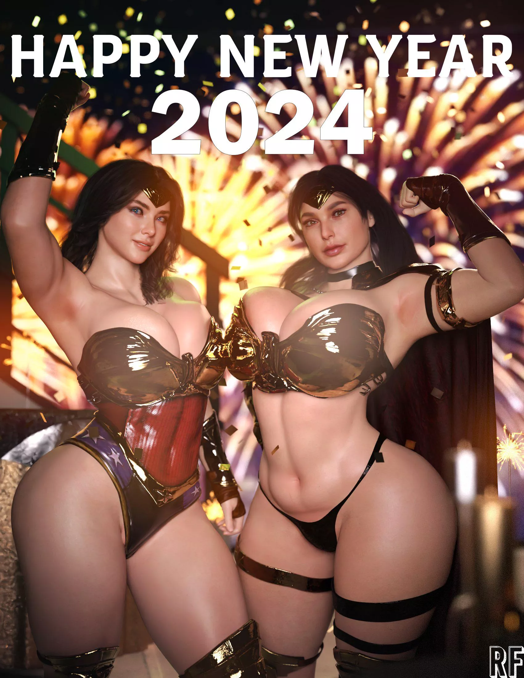 2 Wonder Womans (Rude Frog 3D) [DC]