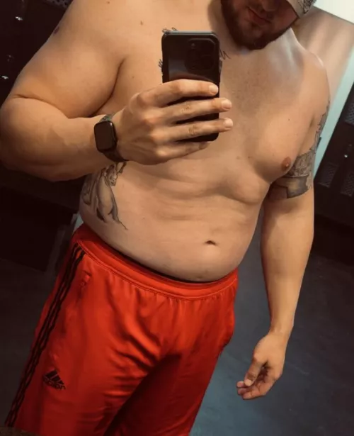 Always ready for cardio after the gym