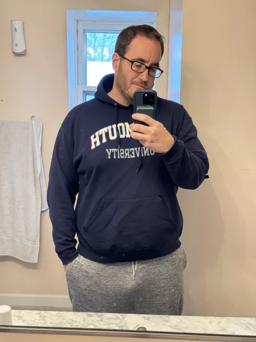 Another day for sweats.