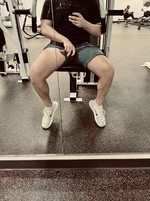 At the gym