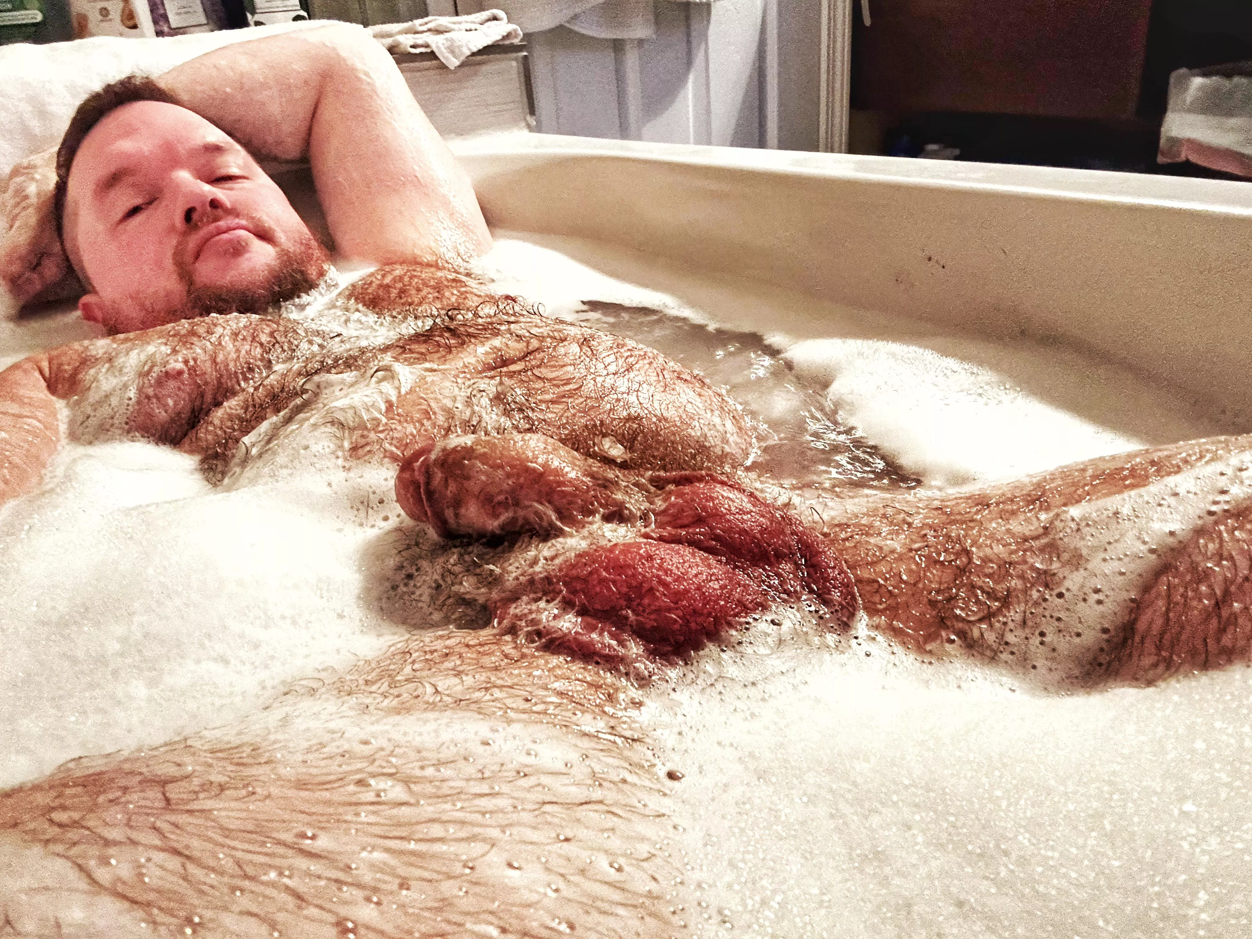Bear soup. Wanna take a bath together?