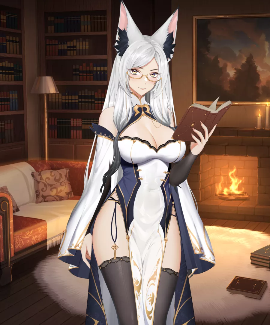 Beautiful Thighs of the Librarian Cruella (WANDERER)