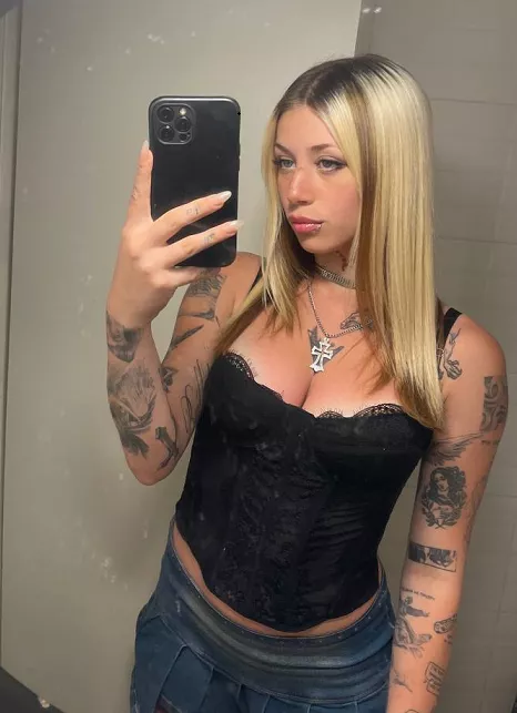 Being serious while taking selfie