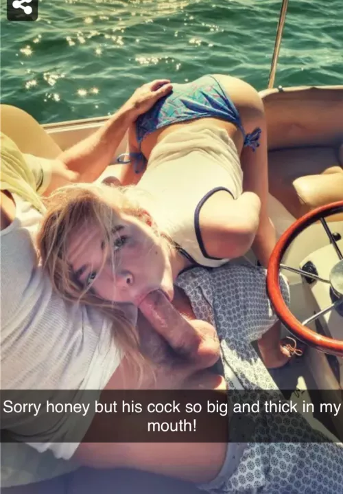 Cheating Girlfriend haveing fun with Tour Boat!
