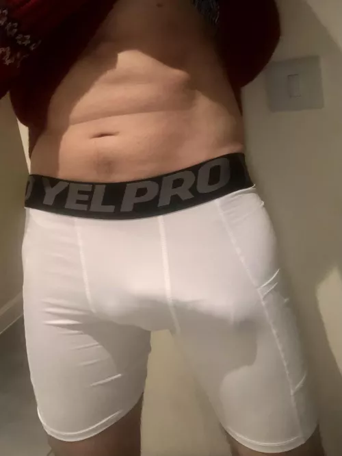 Christmas party bulge. I couldn’t help myself