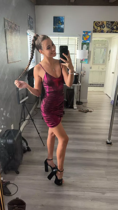 Dressed up and ready to be fucked by another man