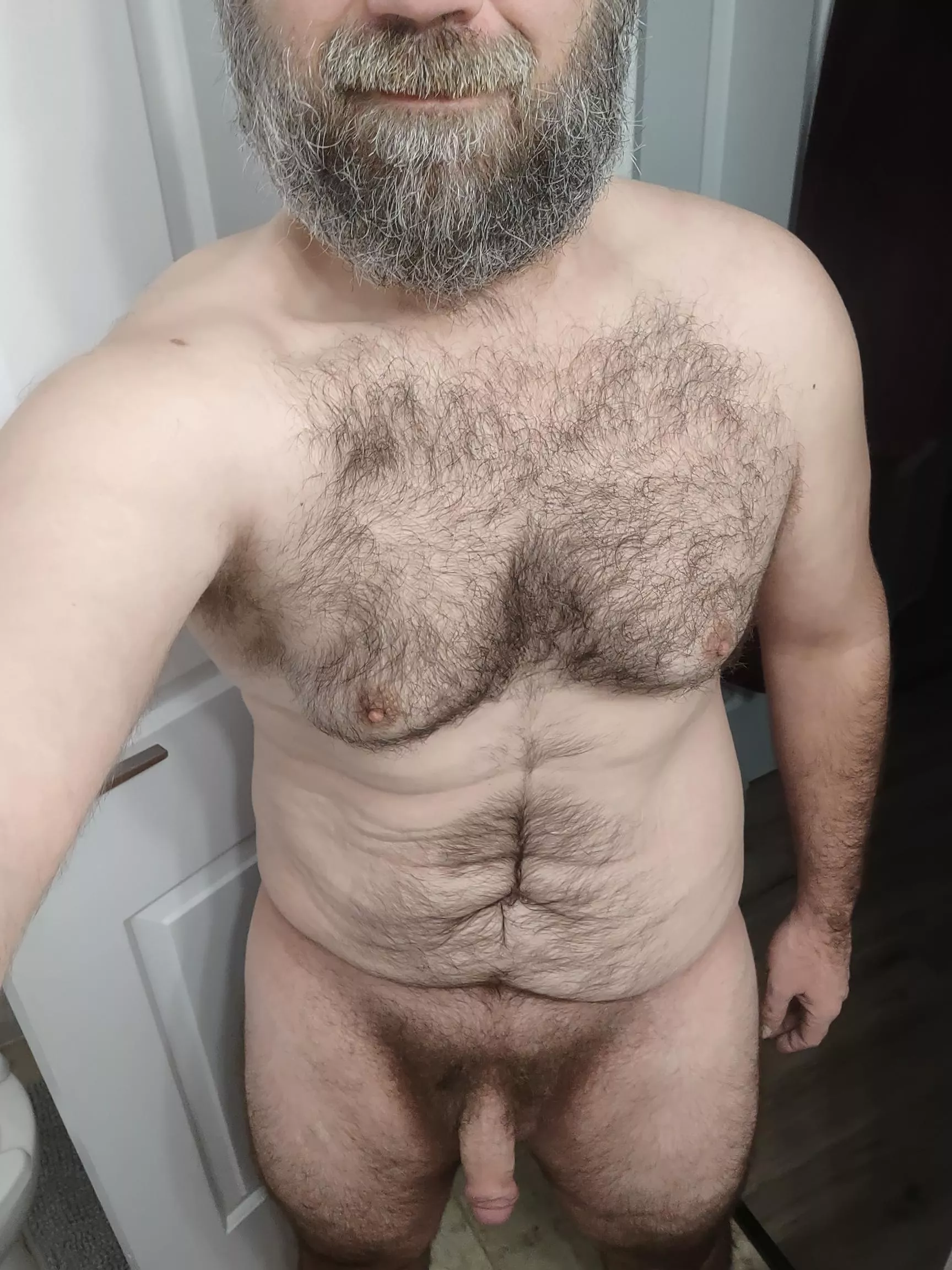 Give it a rub?.. sorry I mean the chest hair ;) lol