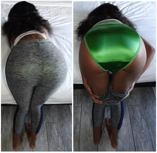 Green Granny Panties