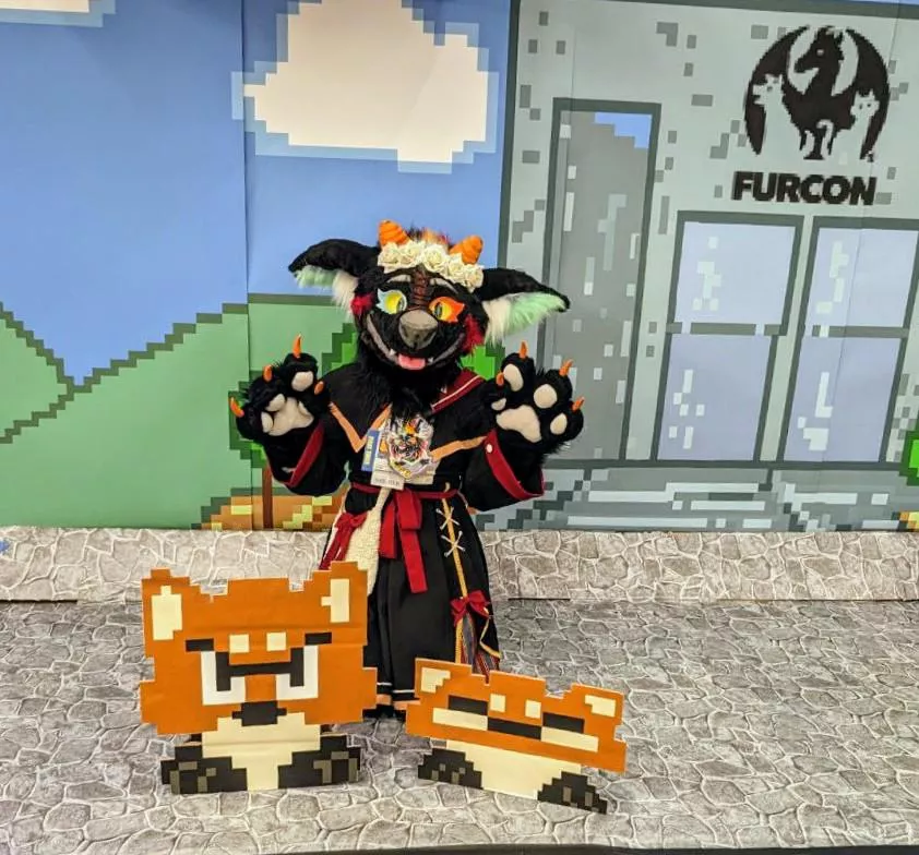 Here's a photo of me suited up as Lilith at FC!