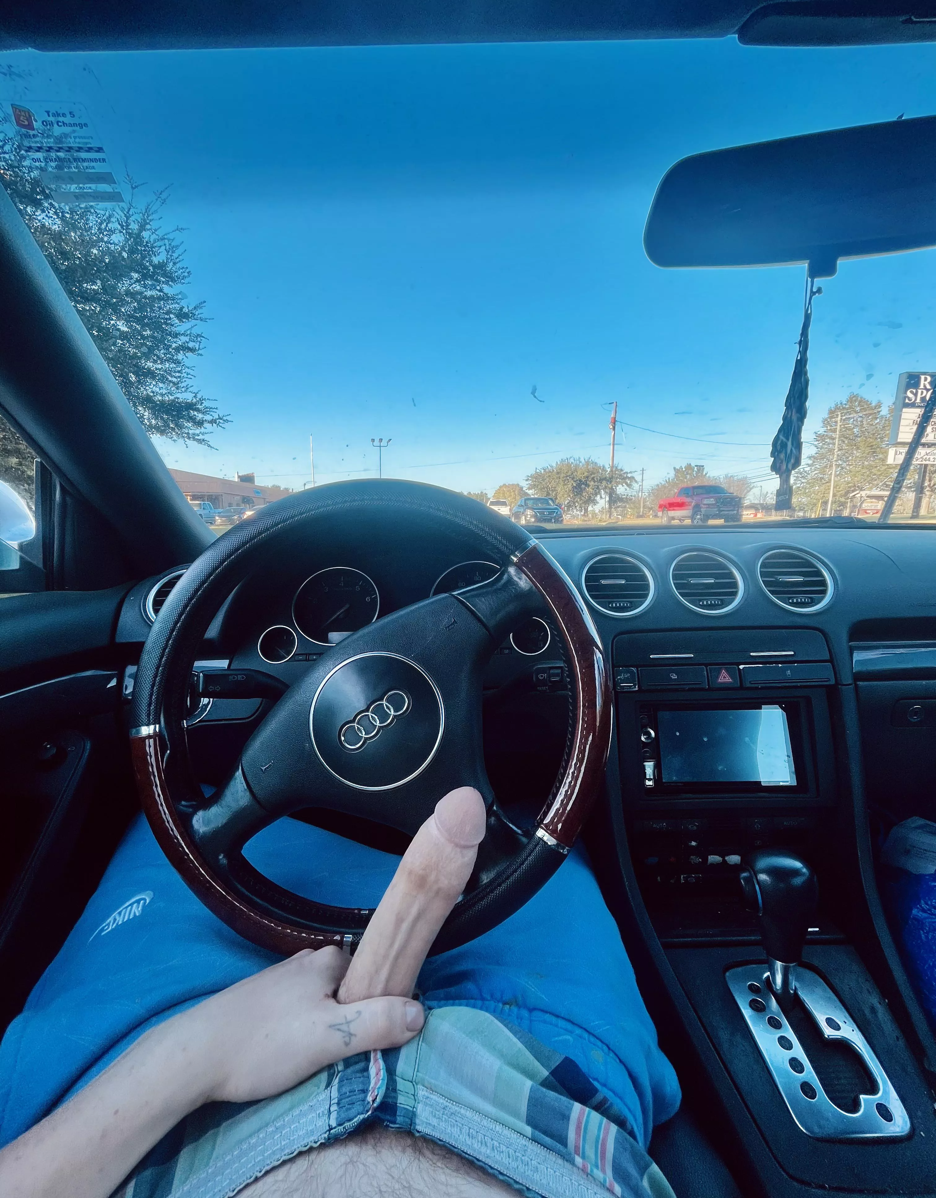 Just a boy on a drive