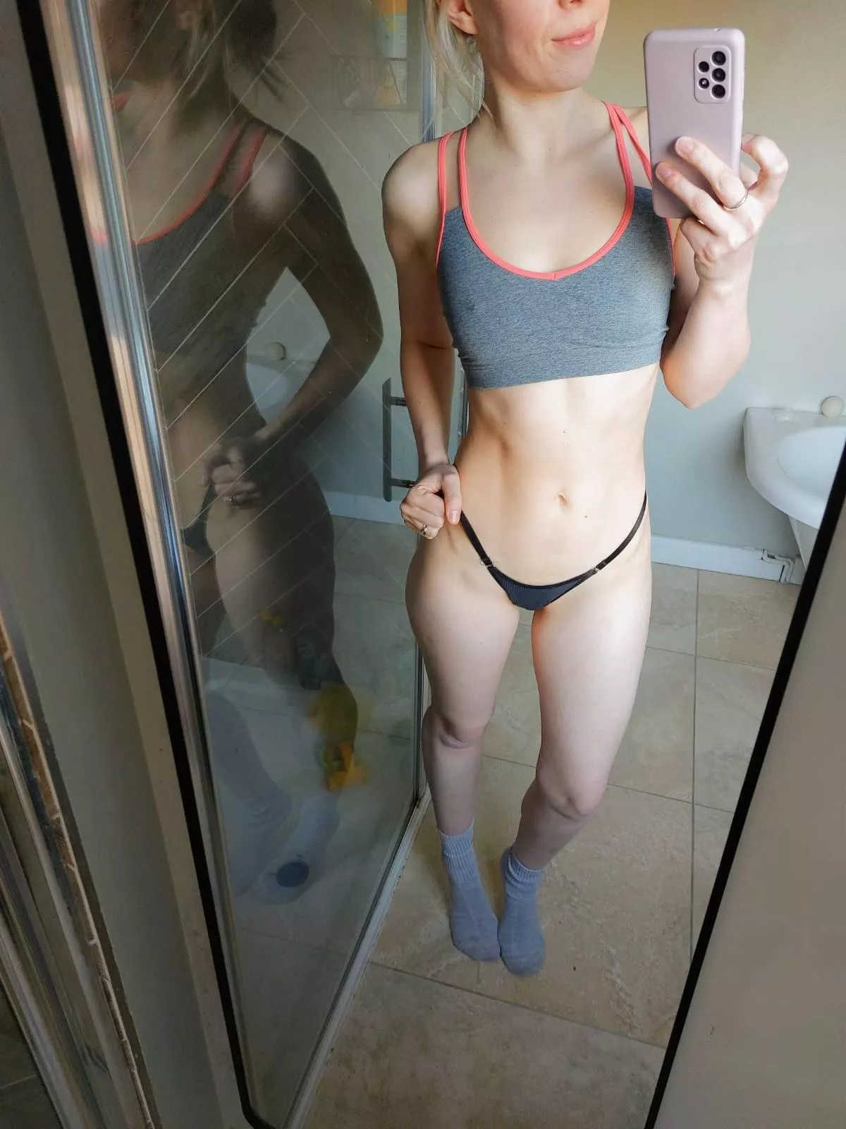 Just finished my workout 💋