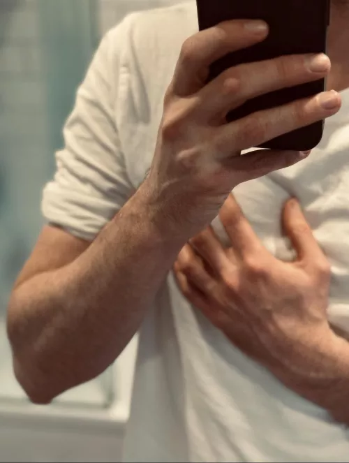 Mirror in the bathroom