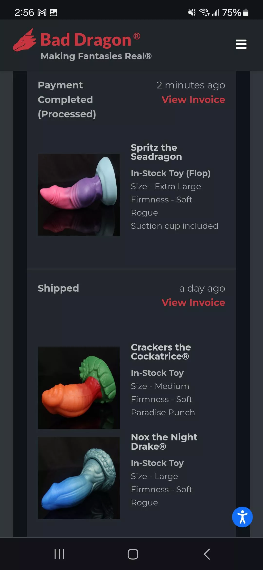 My first large and XL