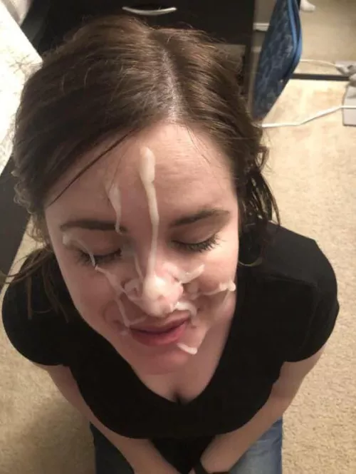 my girlfriend said you can cum on her face if you promise to stop bullying me. Do we have a deal?