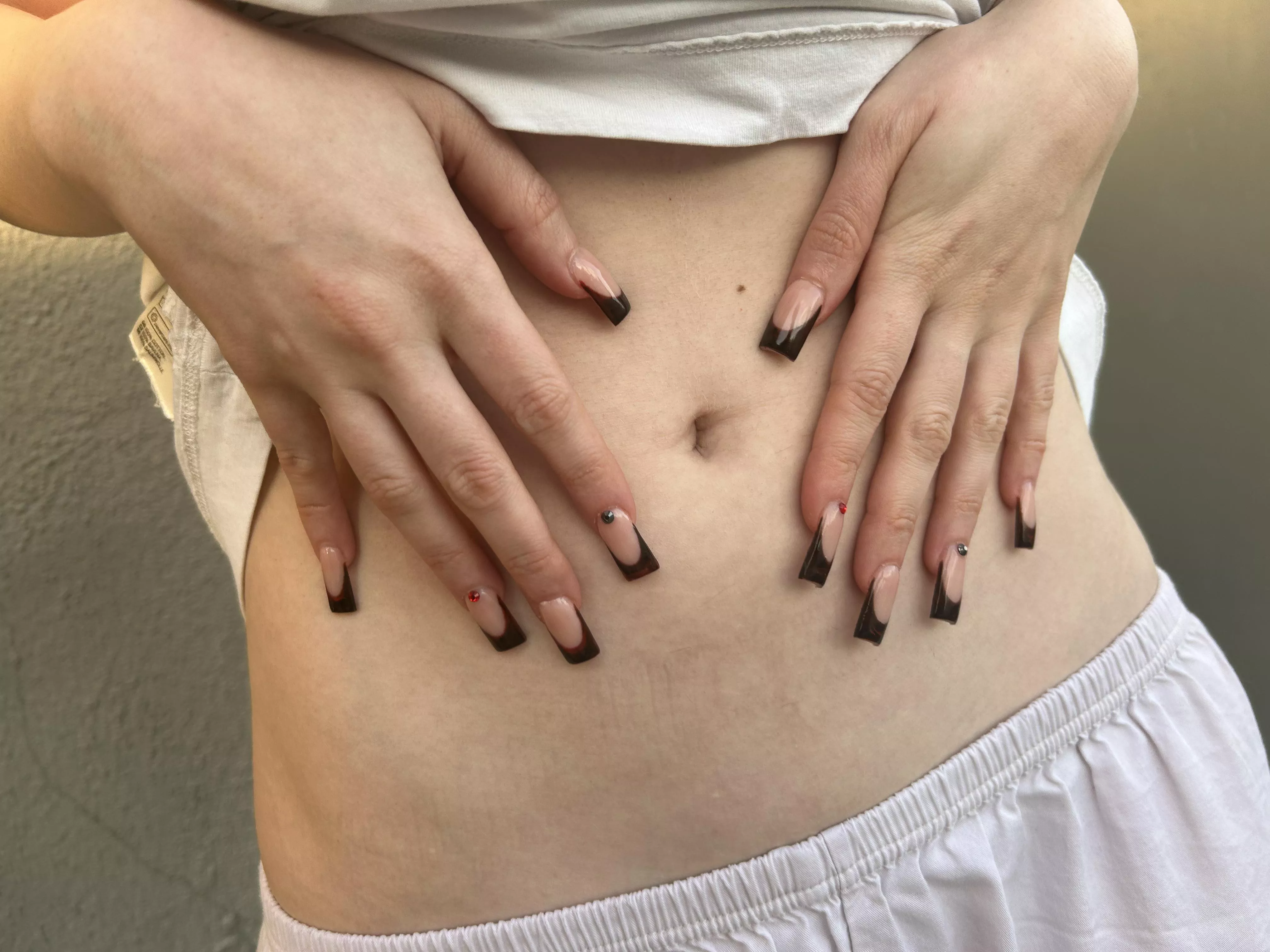 My nails are showing you the right direction.