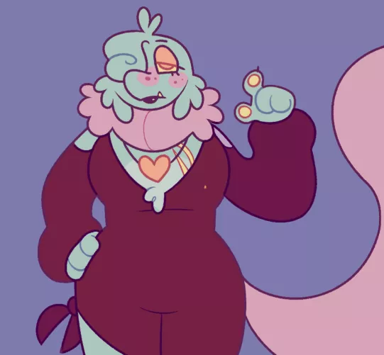 No clue what species my fursona is (art by me)