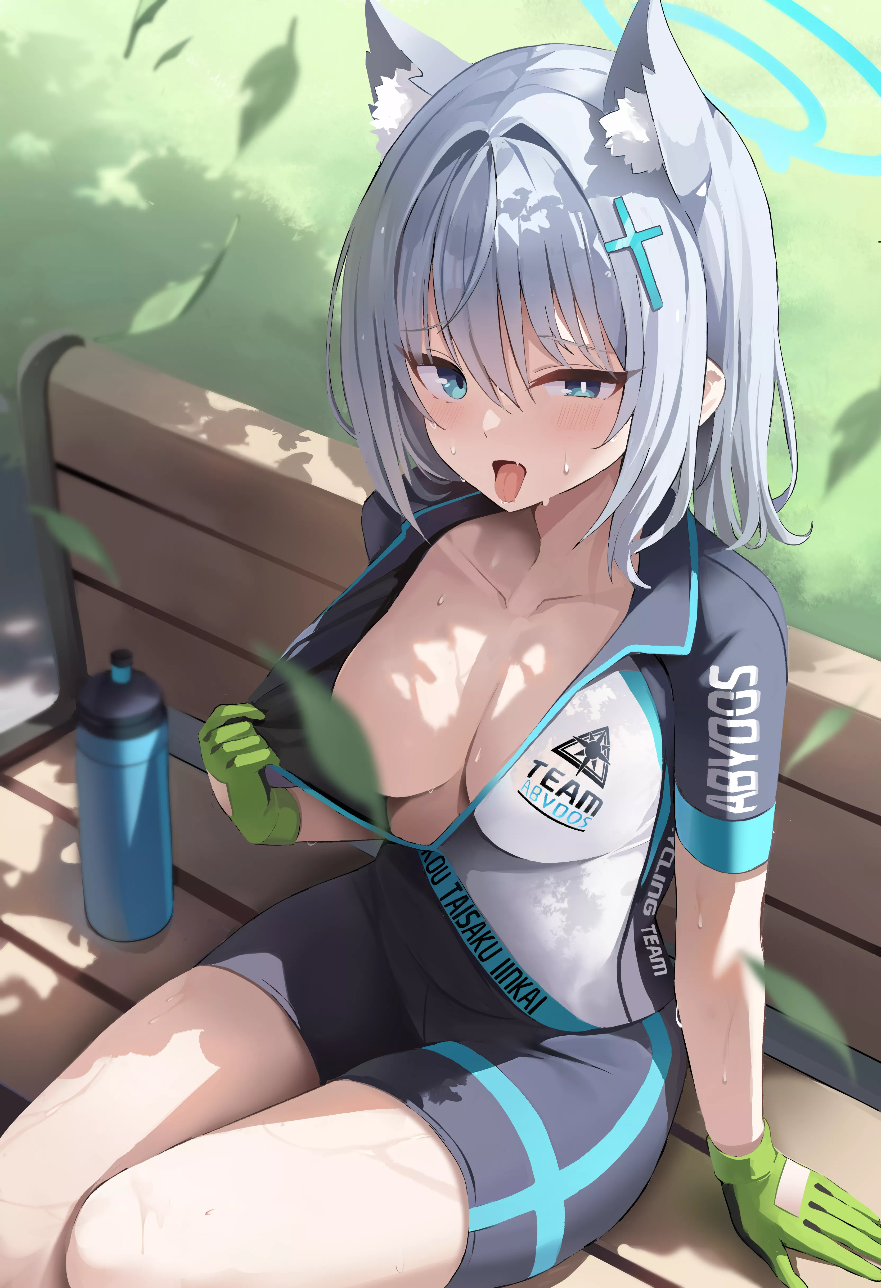 Shiroko feeling hot