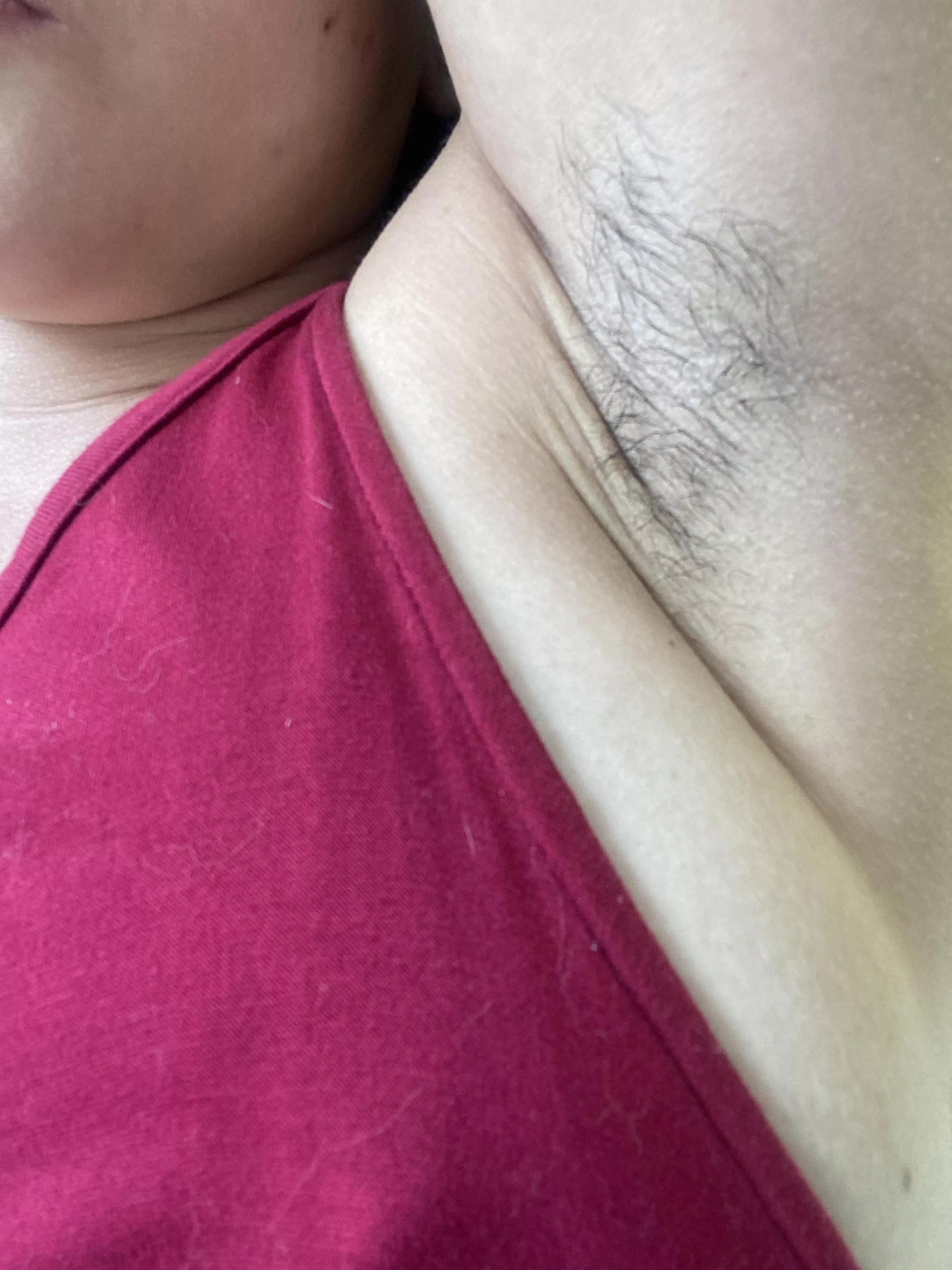 sniff my armpits when I wake up