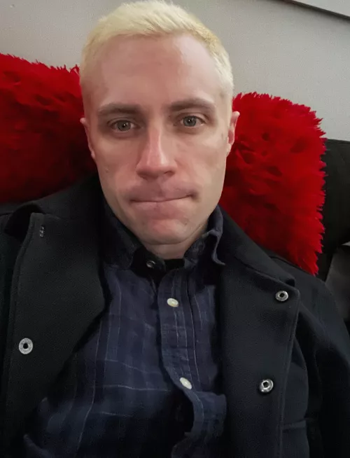 Snowed in, bleached my hair