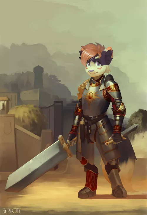 Solar paladin! (by me)