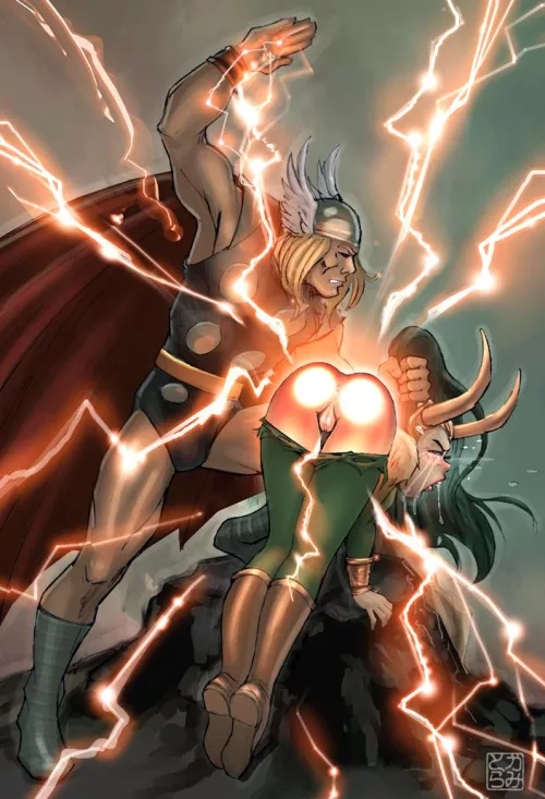 Spanked by Thor