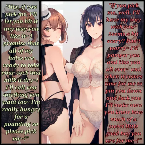 Take your pick~! [Male POV] [Free-use] [Femsub] [Gentle Femdom]