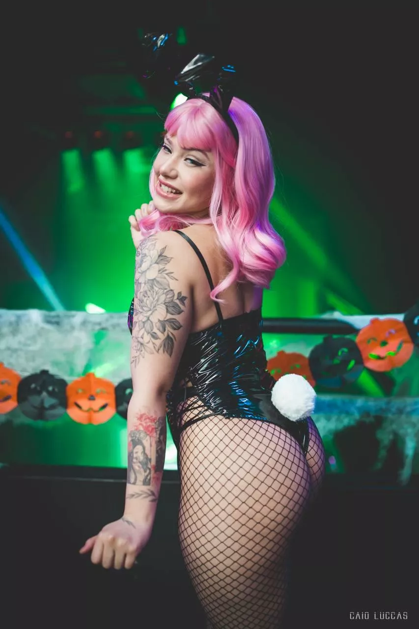 the bunny went to look for a carrot at the party!