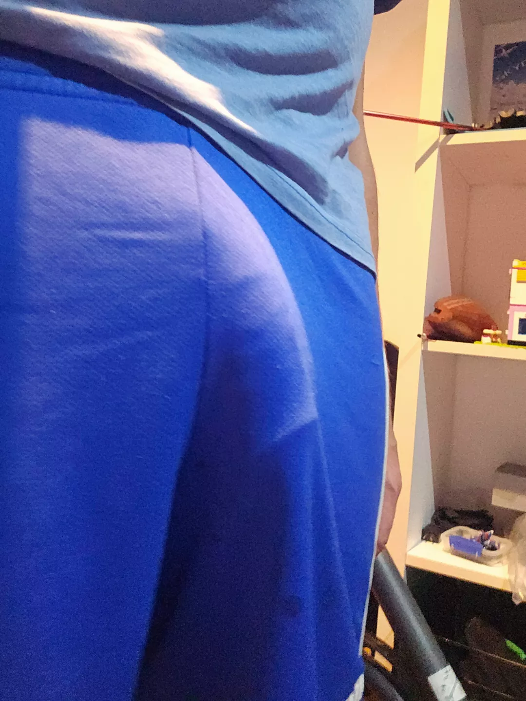 The outline of my cock