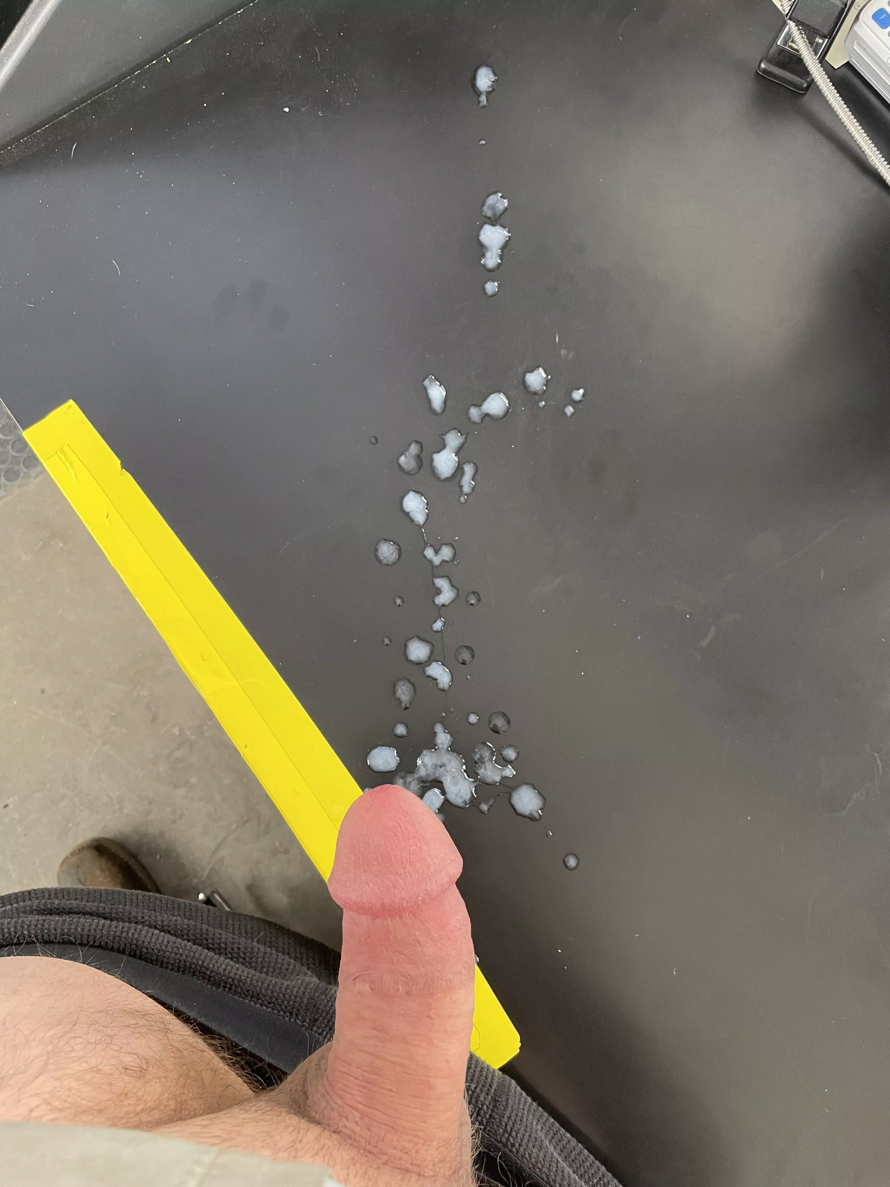 There has to be better place for this then the work desk….