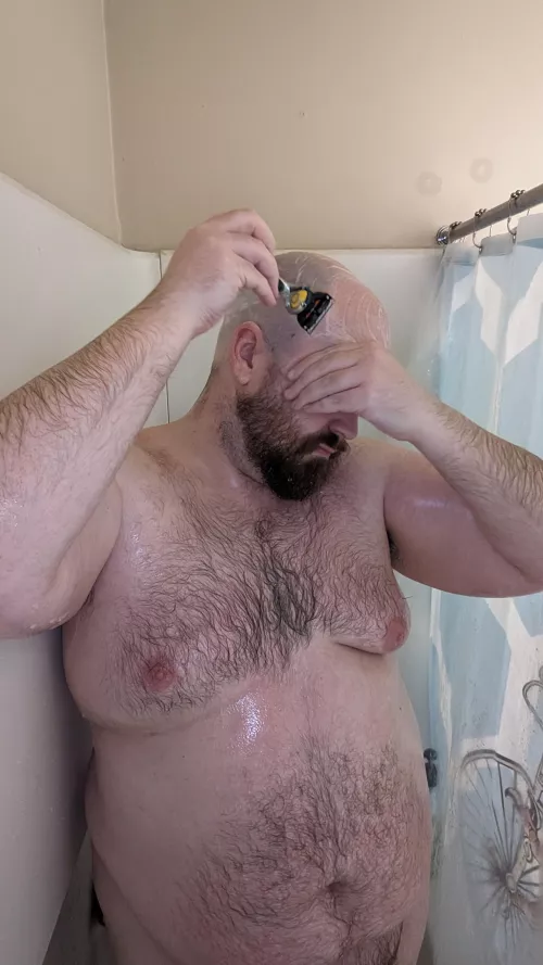 Today is head shaving day