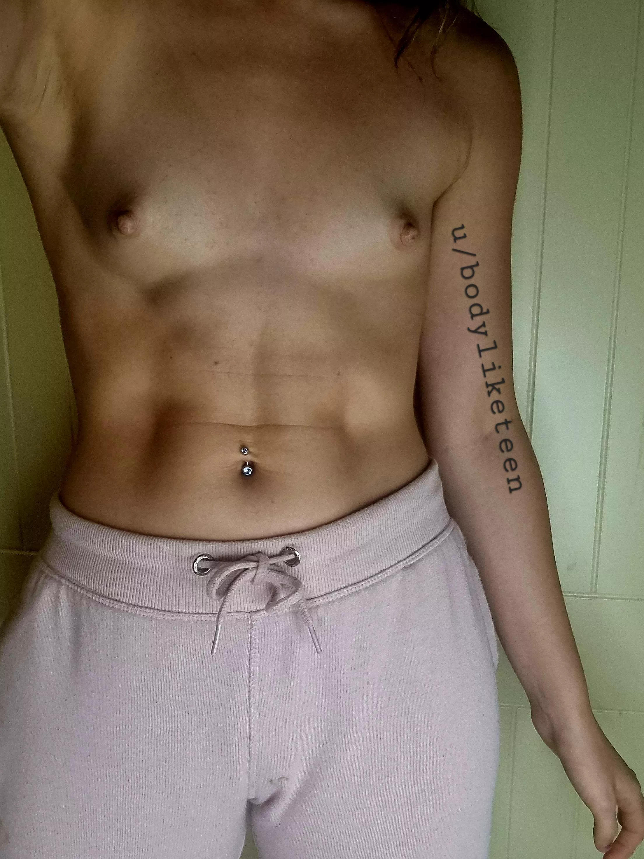 Totally flat. What do you think? Be honest