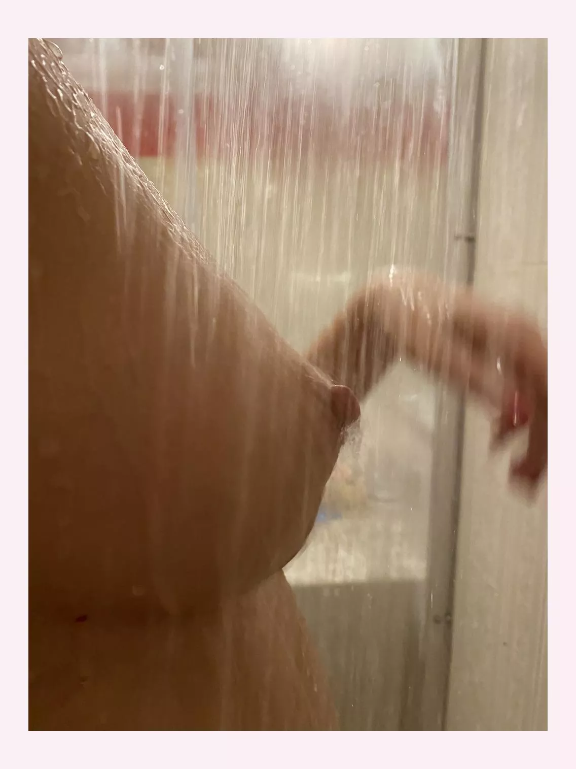 Warm shower always make me wet